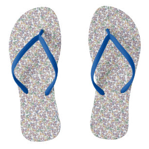 Super Coole Handschellen mit 10.000 dünnen blauen  Flip Flops