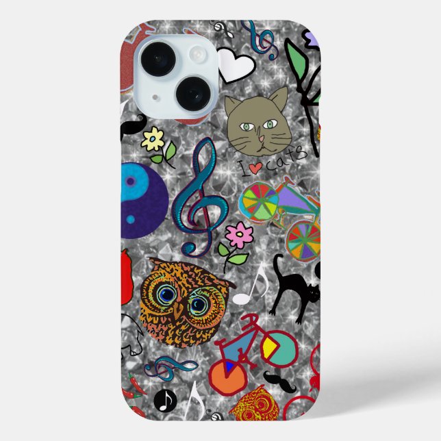super coole Mädchengedanke Case-Mate iPhone Hülle (Rückseite)