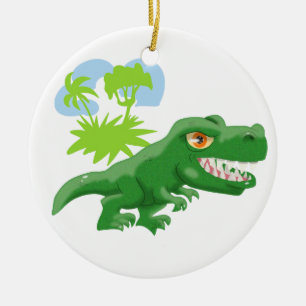 Super Coole T-Rex Keramik Ornament