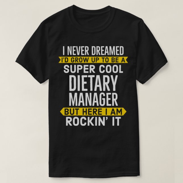 Super Cooler Diätmanager T-Shirt (Design vorne)