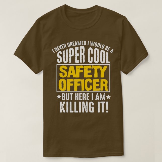 Super Cooler Sicherheitsbeauftragter Funny Gift Id T-Shirt (Design vorne)