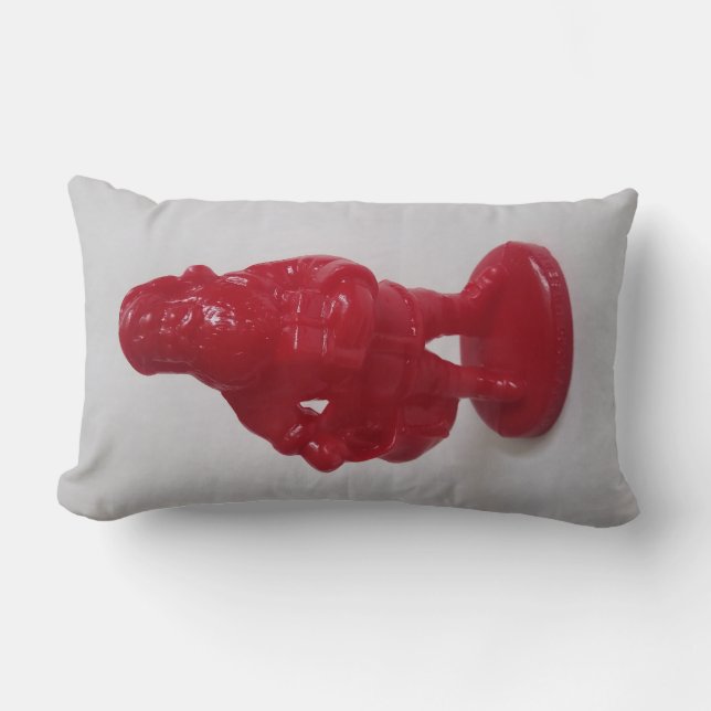 Super Cooler Wax Santa Throw Kissen (Vorderseite)