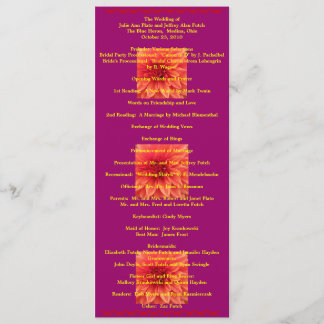 Super-Cooles Hochzeitsprogramm Programm