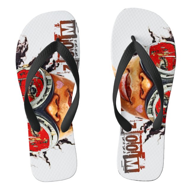 Super Cooles Paar von Flip Flops! Flops (Fußbett)
