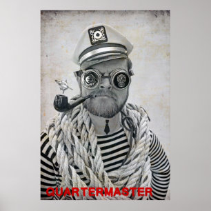 Super Cooles Pirate Quartermaster Poster! Poster