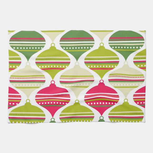 Super cooles Retro Mod-abstrakte Verzierungen Handtuch (Horizontal)