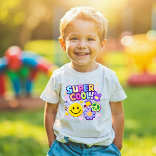 Super Cooles Smiley Y2K Kinder T-Shirt