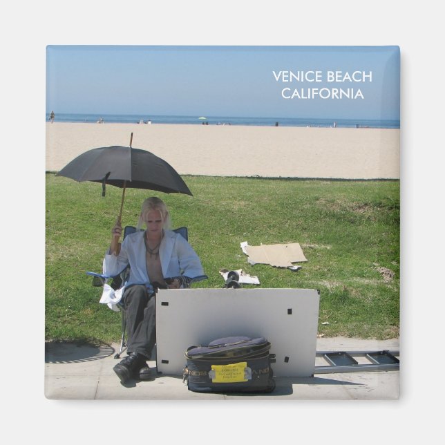 Super Cooles Venice Beach Magnet! Magnet (Vorne)