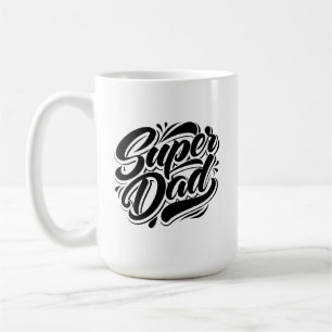 Super Dad Hero-Schriftzug-Design-67888 Kaffeetasse