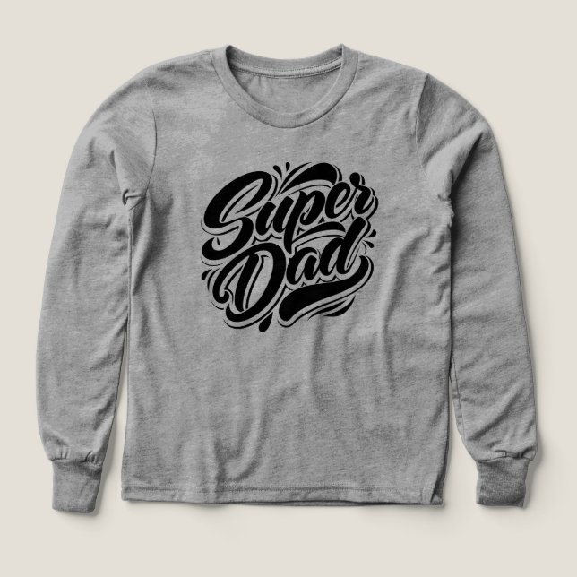 Super Dad Hero Typography Design-67888 Hoodie (Design Vorderseite)