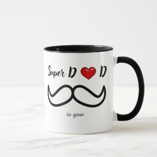 Super Dad ist das "l Vathers Day"-Geschenk Tasse