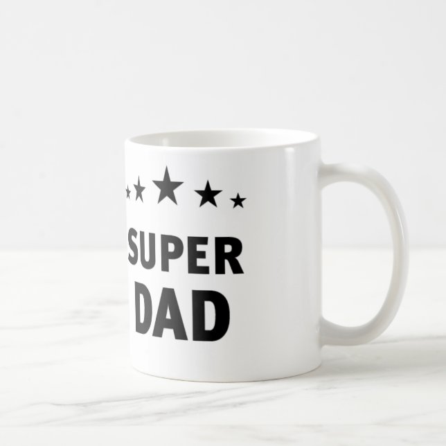 Super Dad – Kaffe/Tee Tasse (Rechts)