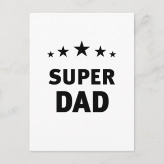 Super Dad Postkarte