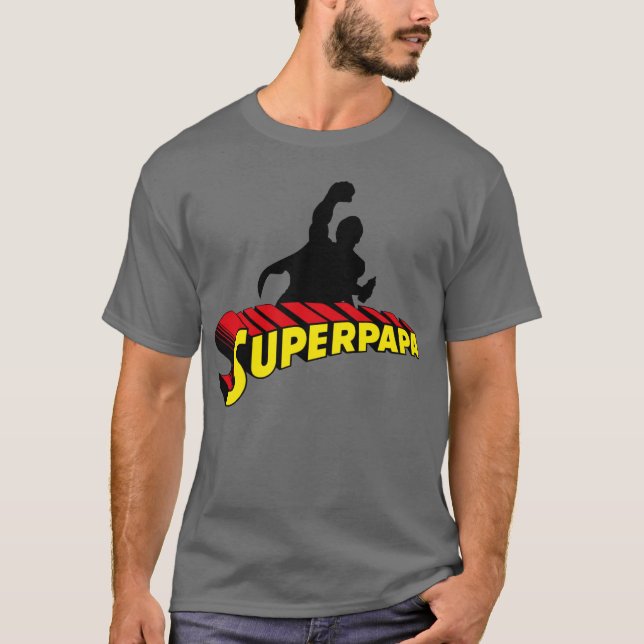 Super Dad. Super Papa. Súper Papá T-Shirt (Vorderseite)