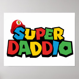 Super Daddio für den besten Papa Poster
