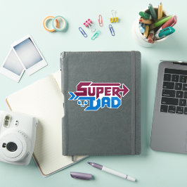 Super-Daddy-Gamer-Geschenk – Süß Retro Aufkleber