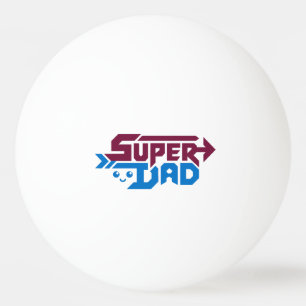 Super-Daddy-Gamer-Geschenk – Süß Retro Tischtennisball