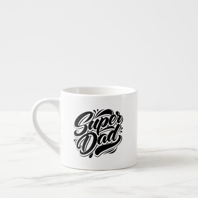 Super-Daddy-Held-Typografie-Design-67888 Espressotasse (Links)