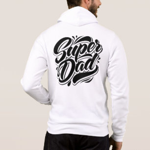 Super-Daddy-Held-Typografie-Design-67888 Hoodie