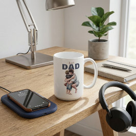 Super-Daddy-Wasserfarben-Design Kaffeetasse