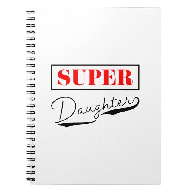 Super Daughter Notizblock (Vorderseite)
