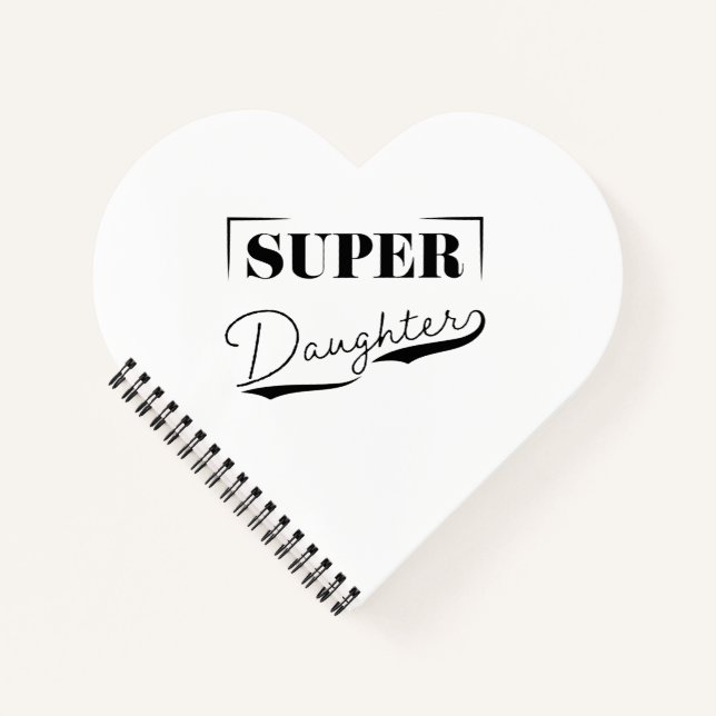 Super Daughter Notizbuch (Vorderseite)