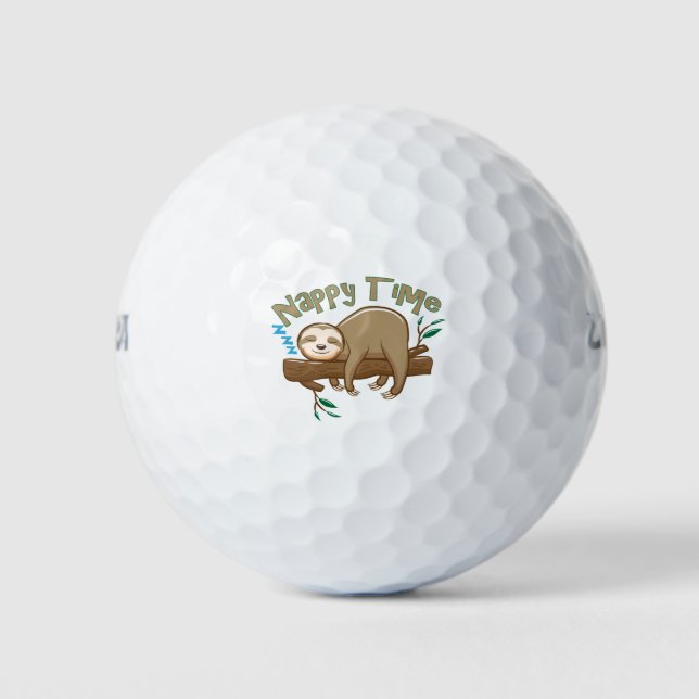 Super Delightful Baby Sloth Golfball (Vorderseite)