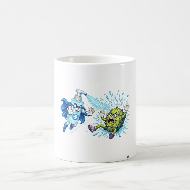 Super-Desinfektionsmittel gegen Germ-Monster Kaffeetasse (Mittel)