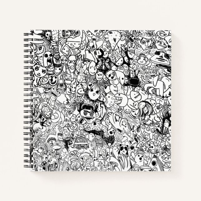 Super Doodle Notizbuch (Vorderseite)