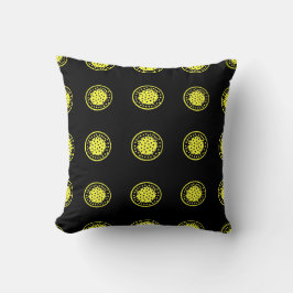 Super Dot Throw Kissen | gelb