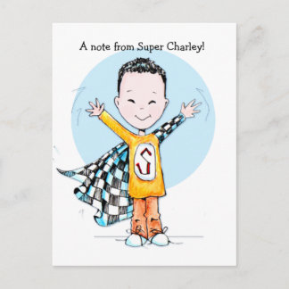Super Duper Boy Postkarte