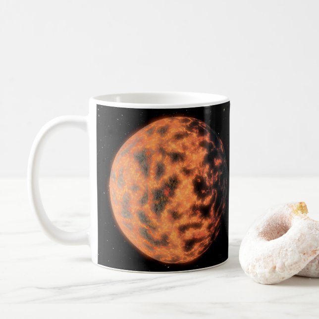 Super-Earth 55 Cancri E Kaffeetasse (Mit Donut)