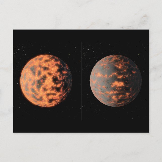 Super-Earth 55 Cancri E Postkarte (Vorderseite)