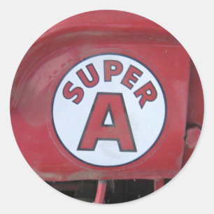 Super ein Vintager LKW Runder Aufkleber