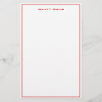 Super Einfachheit Rot Personalisierter DIY-Rahmen