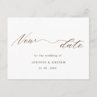 Super elegantes Skript ändern das Datum Postkarte