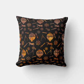 Super farbenfrohe Rust Steampunk Ballons Thema Kissen