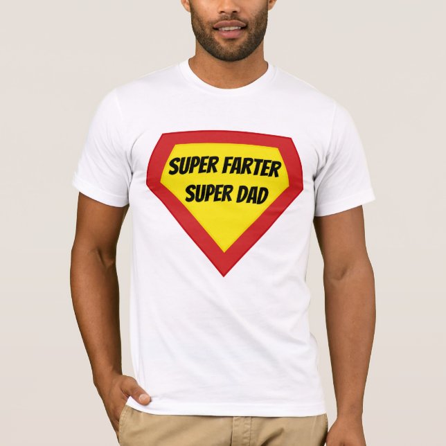 Super Farter Super Vater T-Shirt (Vorderseite)