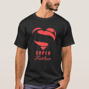 Super Father Superhero Geschenk Familie Weihnachts T-Shirt