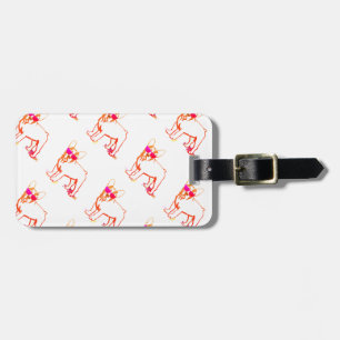 Super Französische Bulldogge Gepäckanhänger