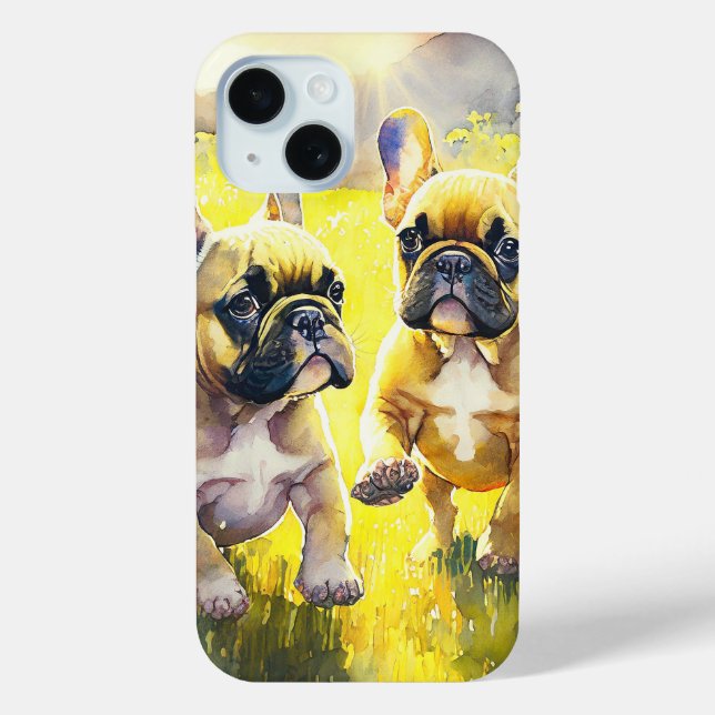 Super Frenchie Bulldog Case-Mate iPhone Hülle (Rückseite)