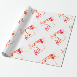 Super Frenchie Bulldog Geschenkpapier