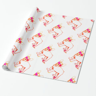 Super Frenchie Bulldog Geschenkpapier