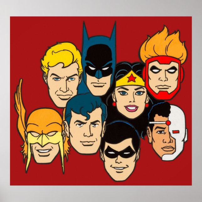Super Friends Vintag Poster (Vorne)
