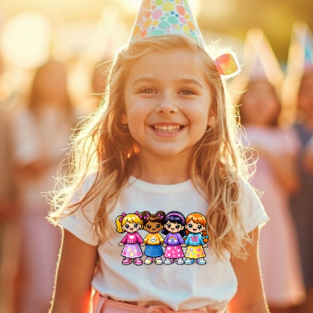 Super Friends Y2K Cute Girls Tee (Von Creator hochgeladen)