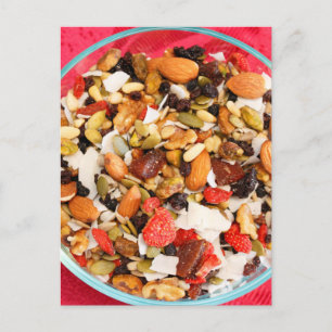 Super Fruit und Nut Mix Postkarte