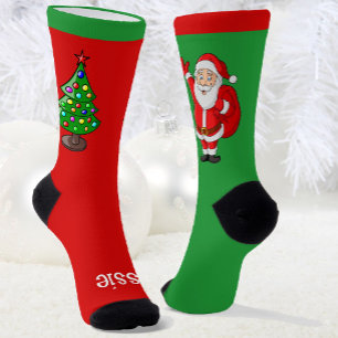 Super Fun Add Name Weihnachten personalisieren Soc Socken
