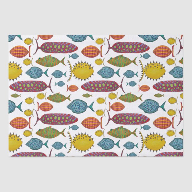 Super Fun Fish Seidenpapier (Vorderseite)