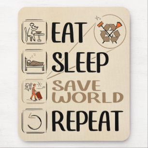 Super Garbageman - Funny Gift for Trashman Mousepad