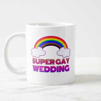 Super Gay Wedding Podcast Tasse ()